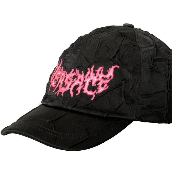 Versace Logo Print Black Baseball Cap Hat size 59